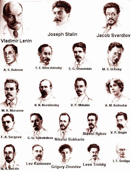 Protagonistas de Revolución Rusa