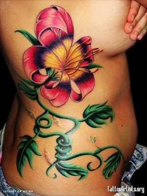 2010 Hibiscus Flower Tattoo Designs 