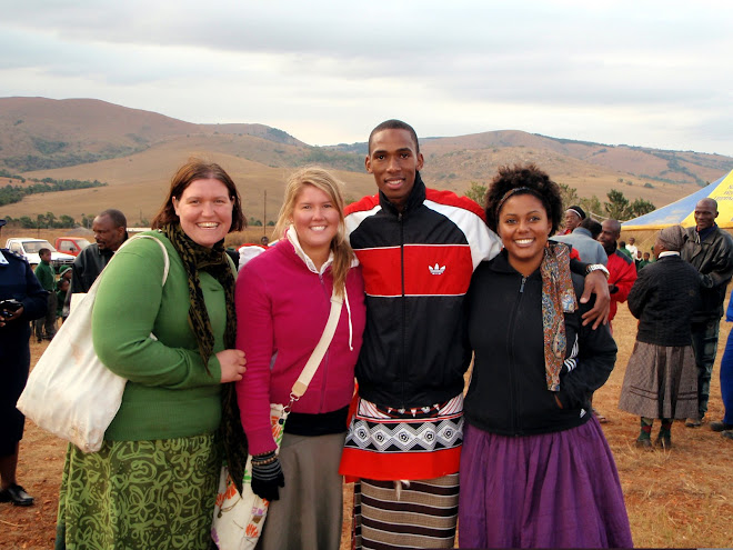 Kim, Me, Mr. Swaziland, and Allie