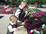 Parker and Slade at Logan Temple