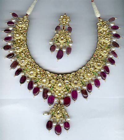 Jewelry Designs--تصاميم المجوهرات Kundan+Jewellery+in+Multiples+Colors+%E2%80%93+Gorgeous+Collection+%287%29