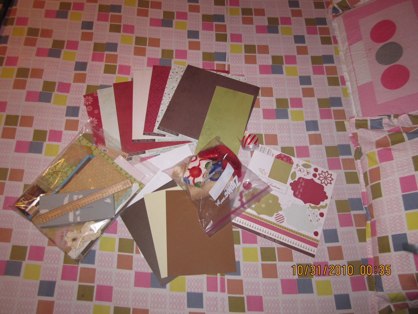 Here is what I was able to complete before the post.