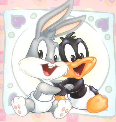 Imagen para imprimir de bebe bugs bunny