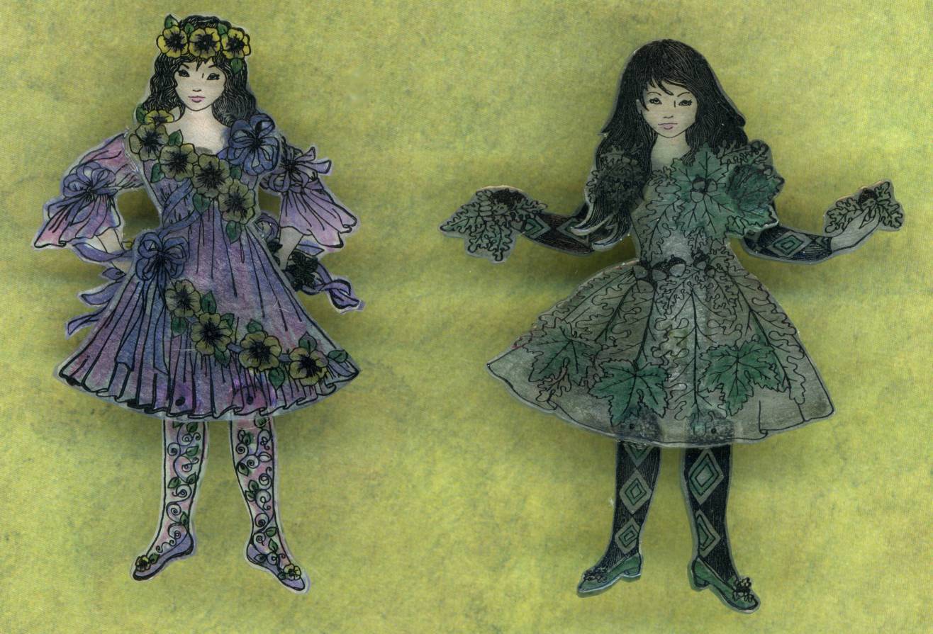 EKDuncan My Fanciful Muse The Fun of Paper Art Dolls Examples from