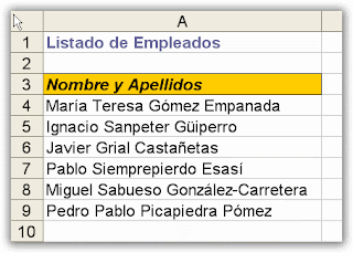 LISTAS DE NOMBRES Y APELLIDOS listas de nombres y apellidos: