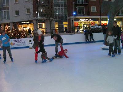 nylon plastic surface artificial ice rink gunwharf portsmouth