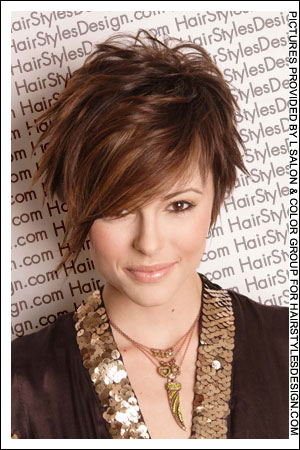 short haircuts with bangs for round faces