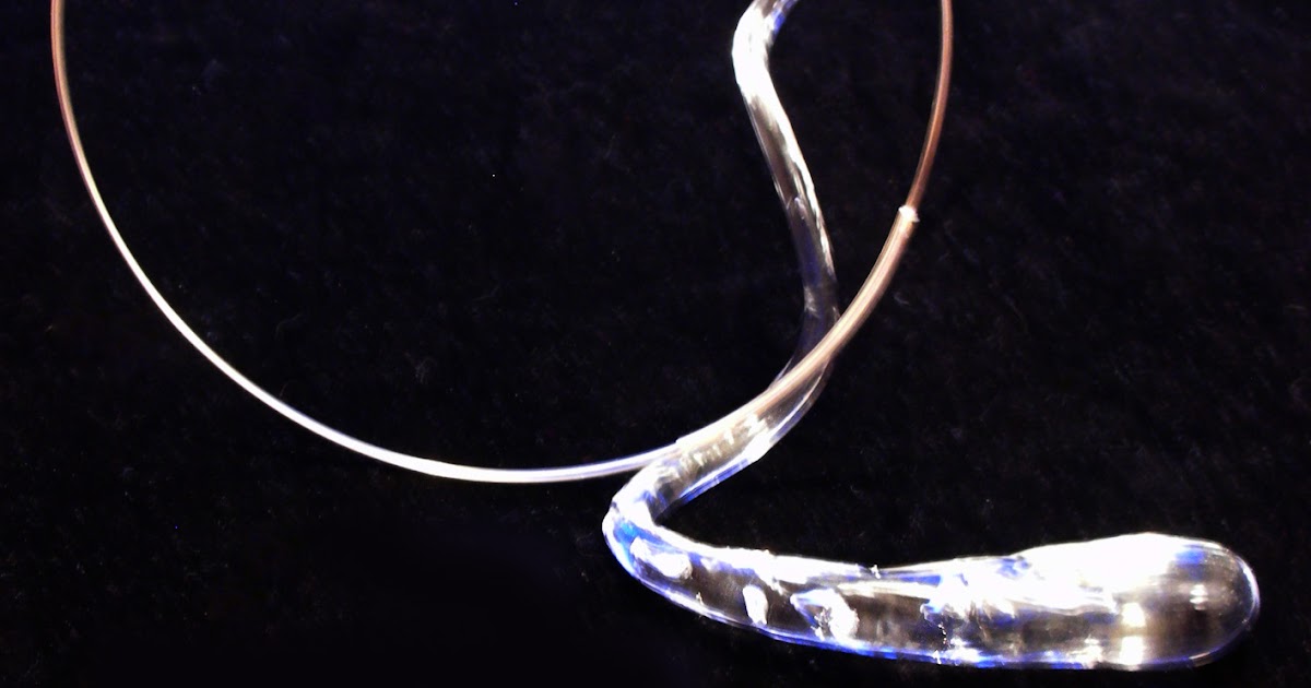 Glass diary Prince Rupert Drop