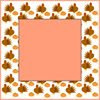 Thanksgiving turkey frame border graphic