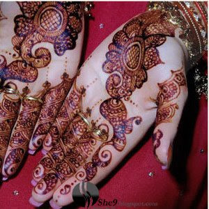 Indian Dulhan Mehndi