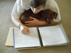 my sweet Oscar and me homeschooling(i love him to death)