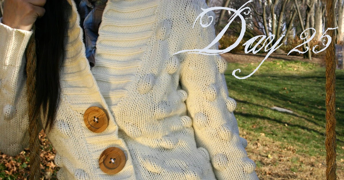 Grosgrain Embellish Knit Month Day 25