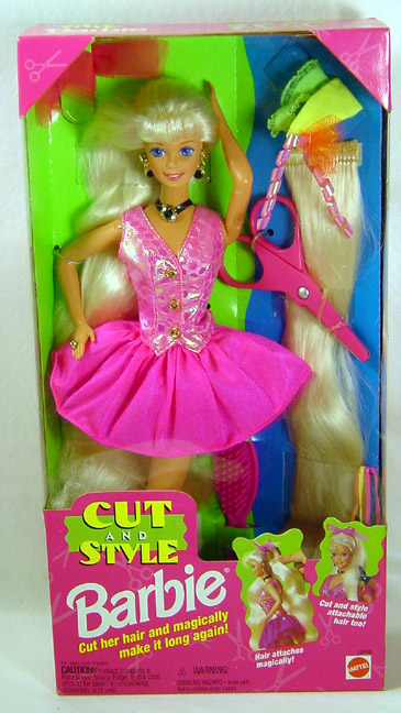 __lalka w pudełku__: Barbie Cut N Style i Totally Hair 2
