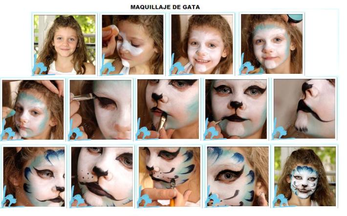 Gatos en casa: 10 maquillajes de gato para pintar a niños en Halloween