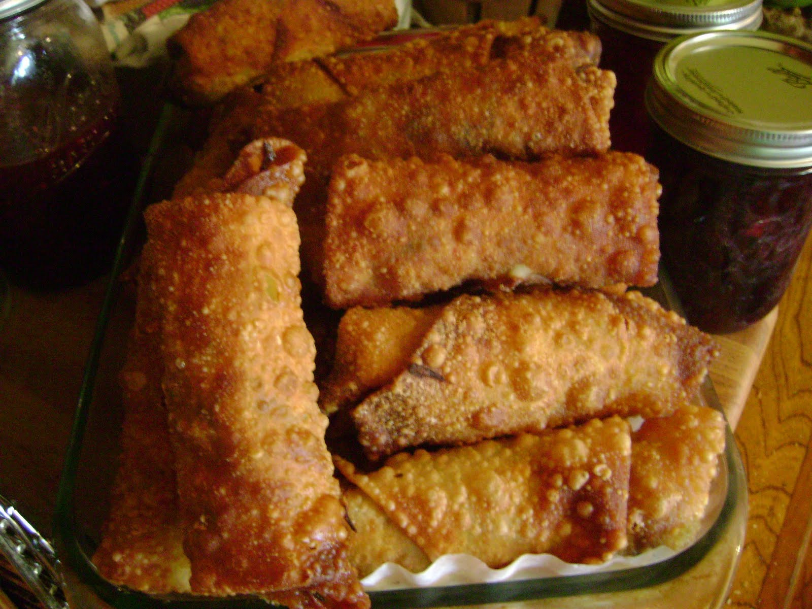 TSG Homemade Eggrolls with Sweet & Sour Sauce made from Preserves