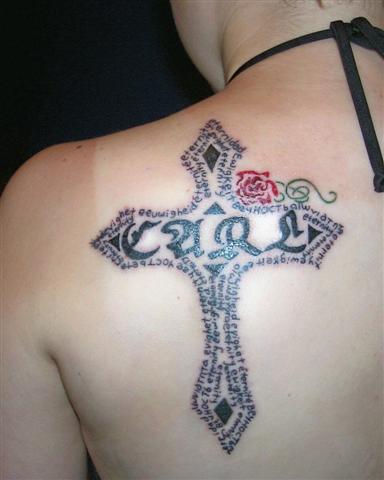 small cross tattoo. cross tattoo patterns. cross