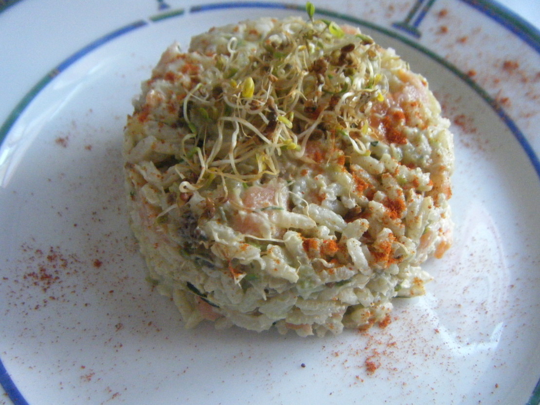 Dans Mon Assiette Salade De Riz A La Truite Fumee