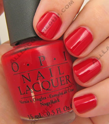 OPI, OPI France, OPI La Collection De France, La Collection De France, Fall 2008, Nail Polish, Nail Color, Nail Colour, Nail Lacquer, A Oui Bit Of Red