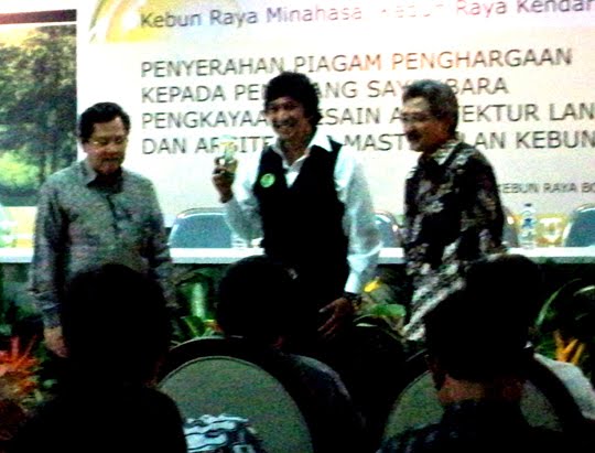 Ikang Fawzi Duta LIPI untuk Kebun Raya 2010