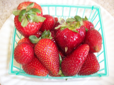 crate of strawberries