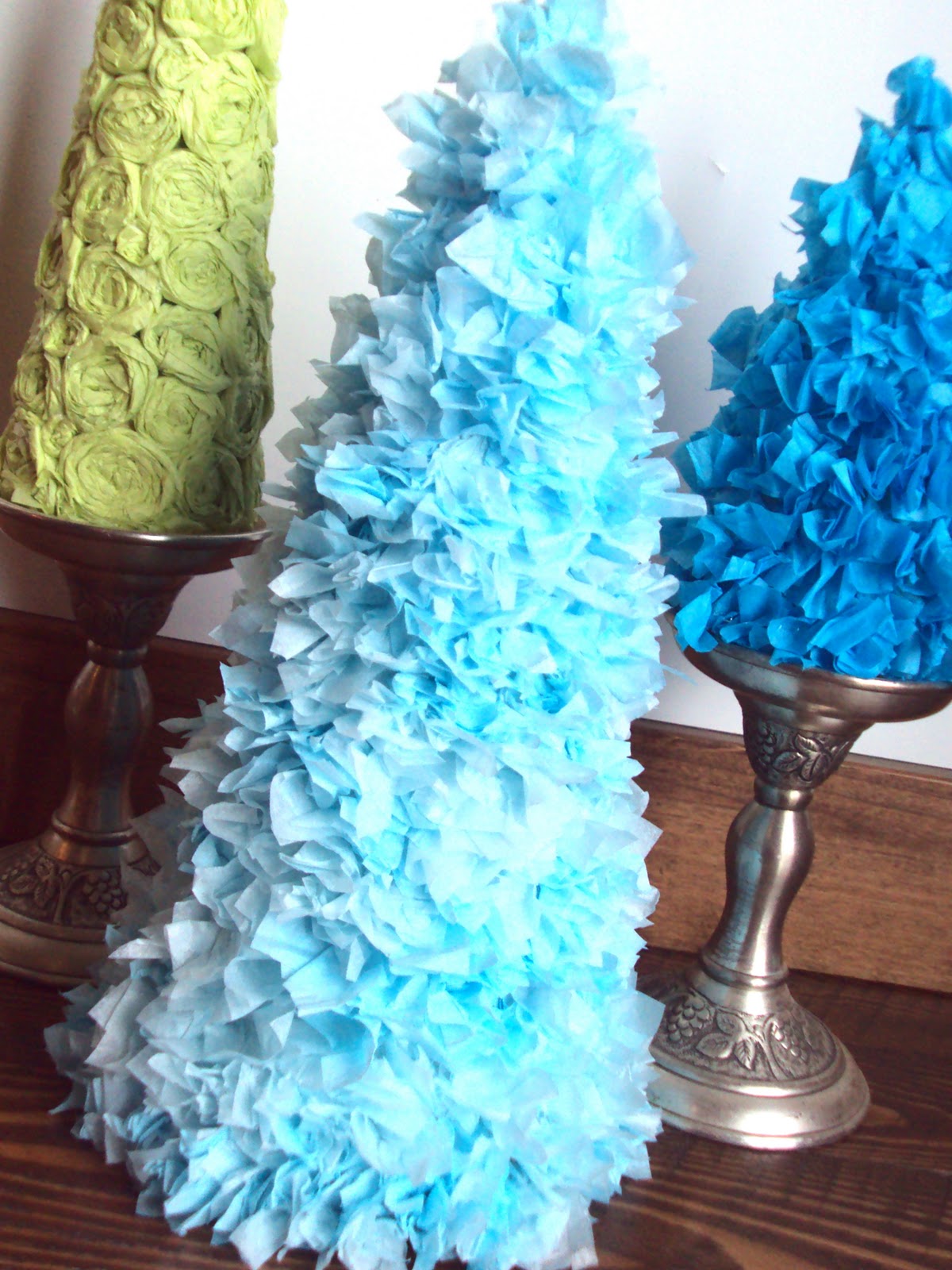 Spunky Junky Tutorial Tuesday Tissue Paper Christmas Trees...