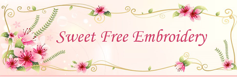 Sweet free embroidery