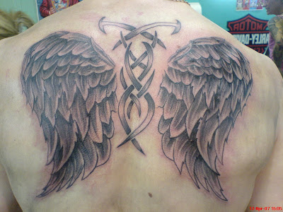 Tribal Tattoo Wings. tribal tattoos of angel wings