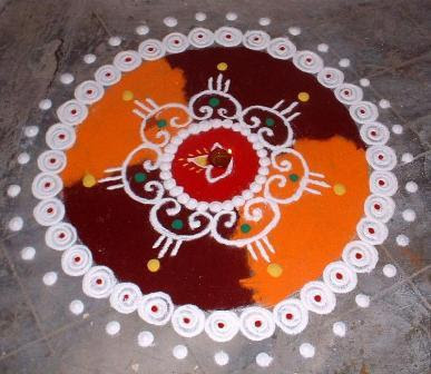 Rangoli Designs - Hindu Festival Decorations -