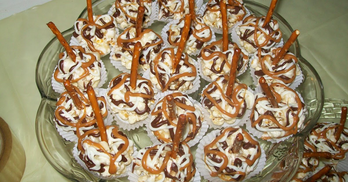 Everything in Moderation Mini Popcorn Balls on a stick