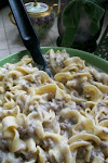 Ground Beef Stroganoff