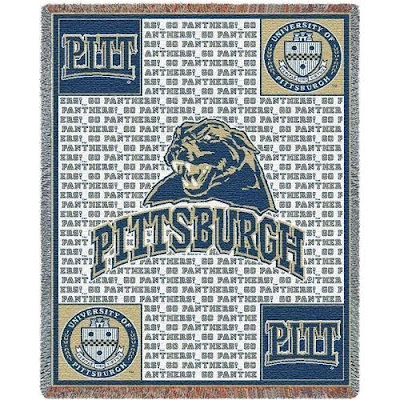 Pittsburgh (Pitt) Panthers Blanket.