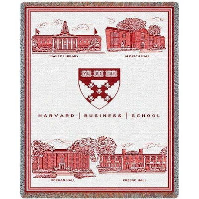 Harvard University Crimson fleece blanket.