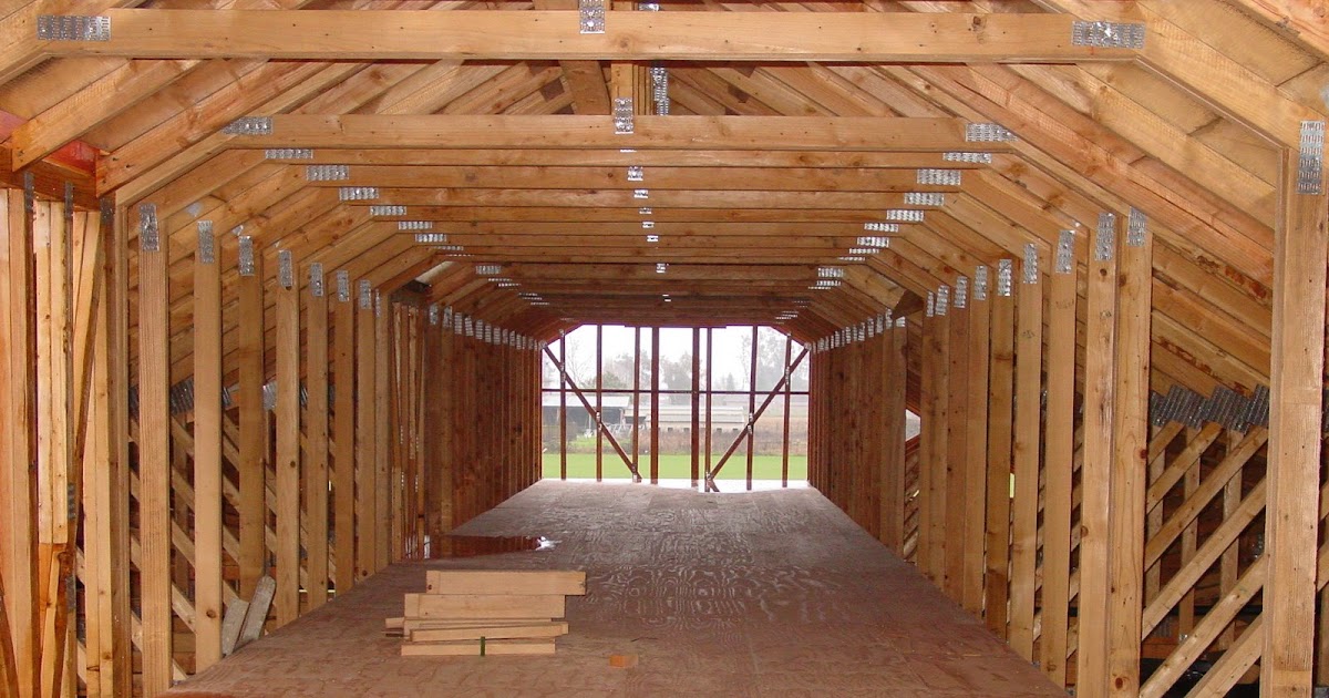 House Construction Update Attic truss sheeting in