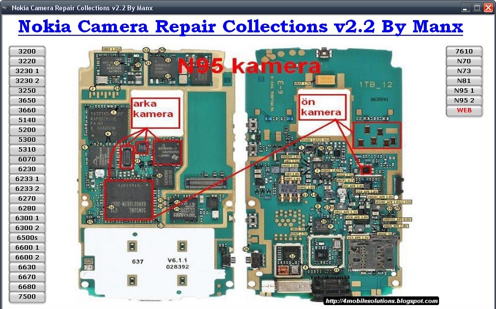 Nokia N95 Schematic Diagram