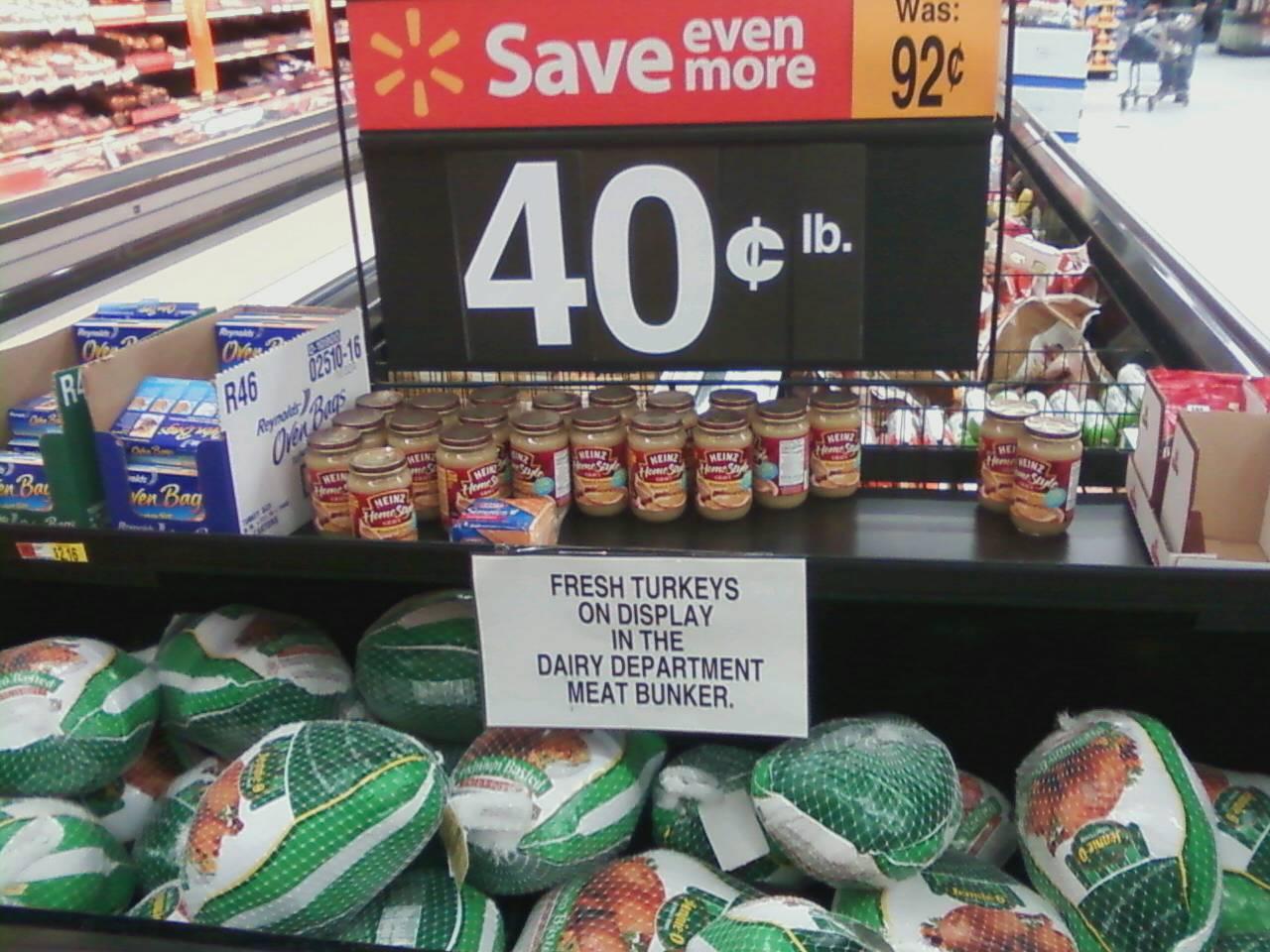 FM Cheapskate Walmart 0.40 Turkeys?!