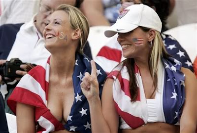 USA female soccer fans
