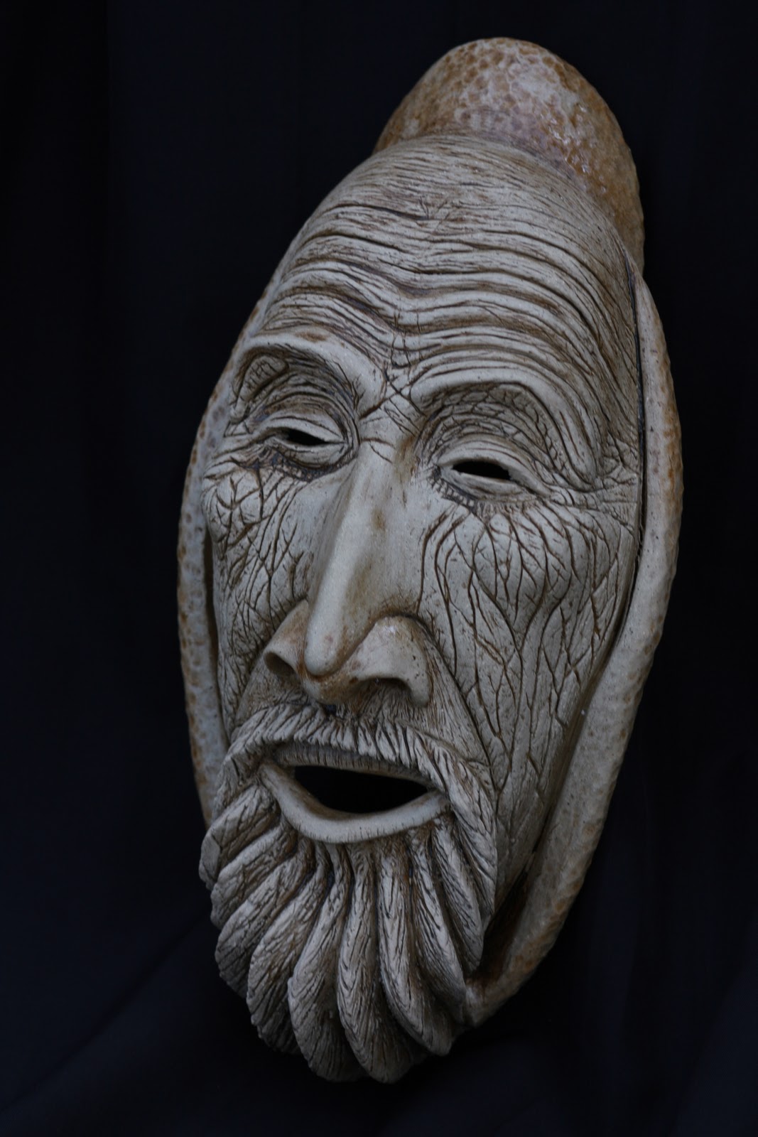 Sculpture by Doug Dannels Wall Hanging Faces