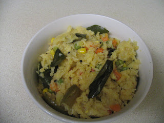 image of Masala Vegetable Kichadi / Rava Vegetable Kichadi Recipe