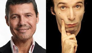 Marcelo Tinelli y Roberto Benigni