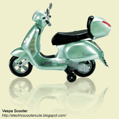 electric toy vespa scooter