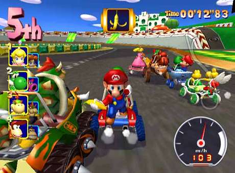 old mario kart