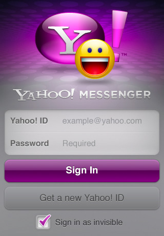 ipod touch yahoo messenger