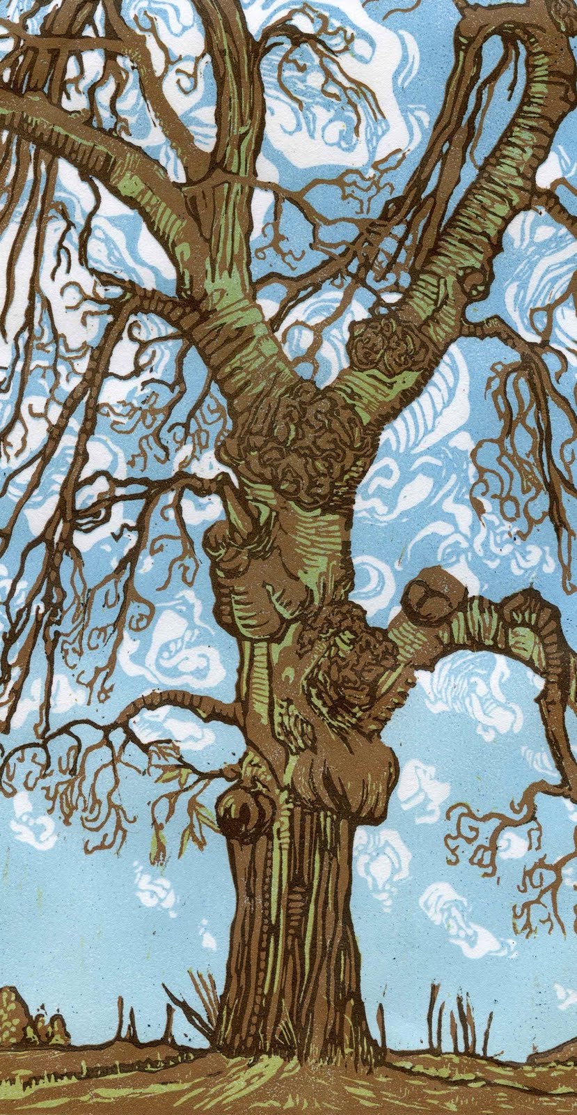 Reduction Linocut Process