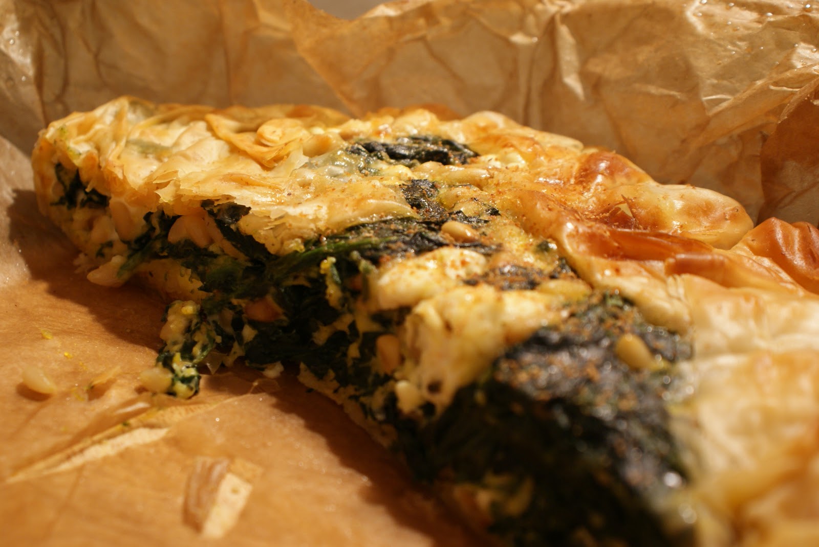 Hungry Female Spinach & Feta Pie a la Jamie Oliver