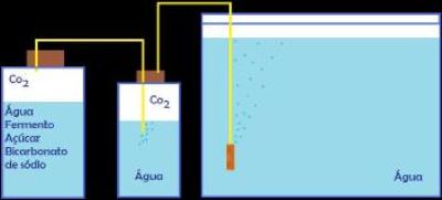 CO2 caseiro.