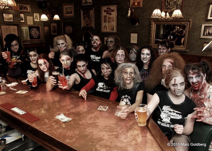 CNY Roller Derby NEWS CNY Roller Derby Zombies invade The Green Onion!