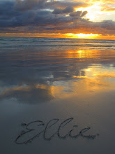 Sophia's & Ellie's Names in the sand