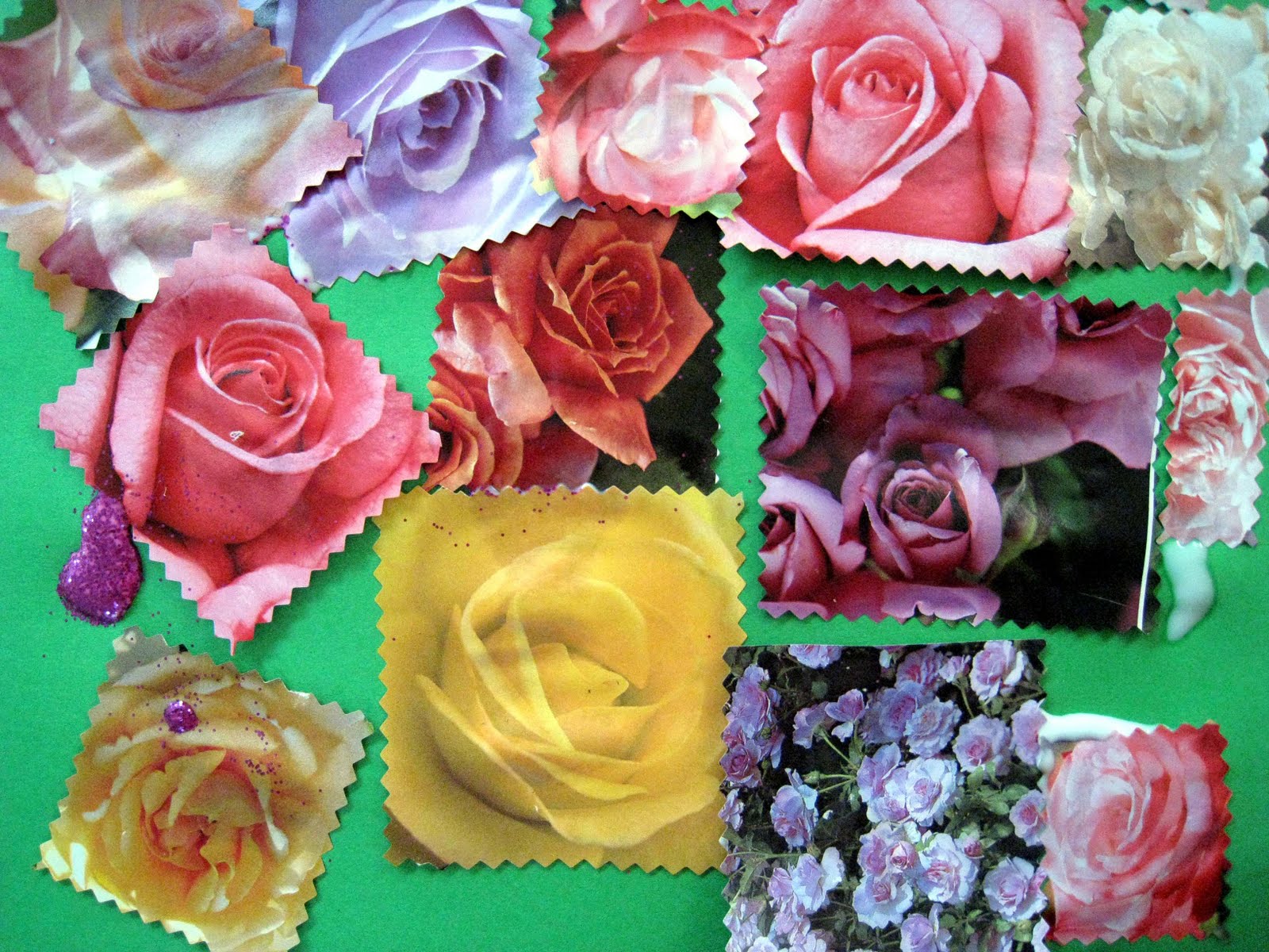 4 Crazy Kings Spring Flower Collages