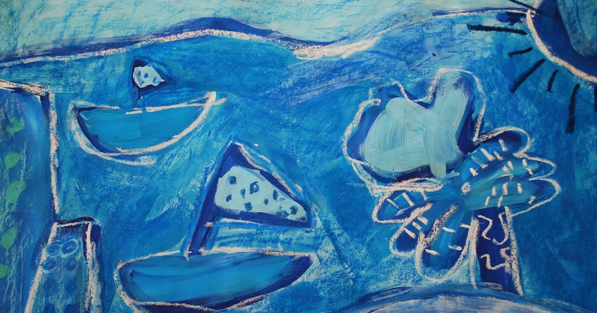 PAINTED PAPER: Picasso Seascapes
