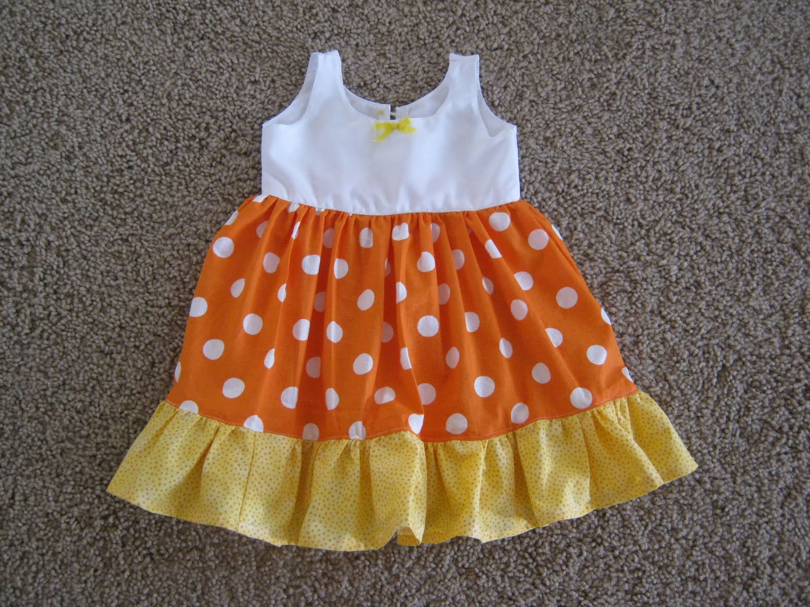 The Greer Family The Carrie Candy Corn Dress